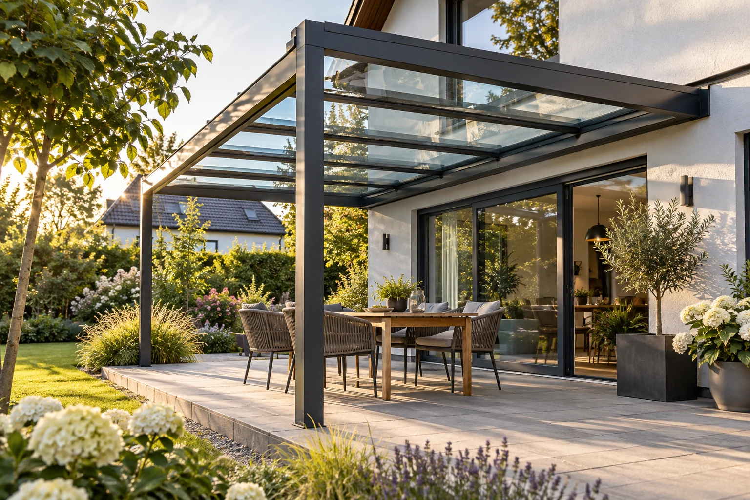 Terrassenüberdachungen – Branchenmotiv